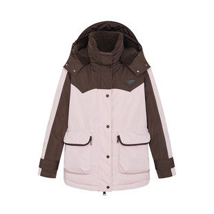 恩派雅正品国内代购内里拼接颗粒绒户外白鹅绒羽绒服XNJIAY903AF