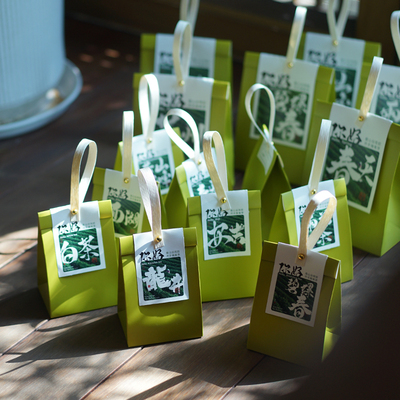 创意新中式绿茶包装袋可定制茶叶