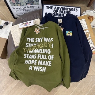 秋冬XCstarry小羊纸袋家285g加厚纯棉侧开叉中长款 T恤打底女 长袖