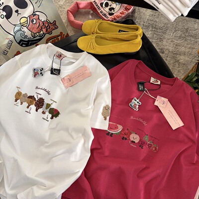 百搭显瘦纯棉短袖T恤女夏韩版潮