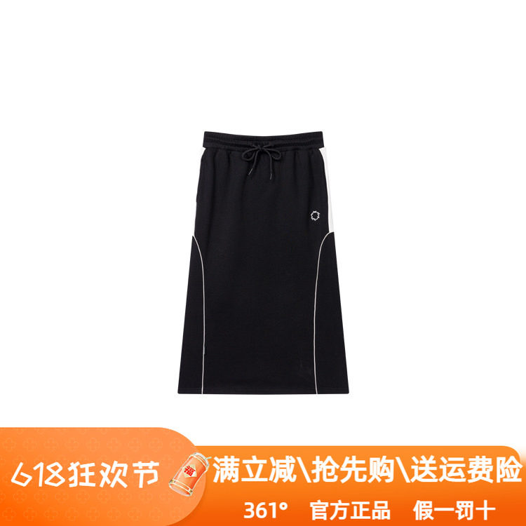 361度女装针织运动裙2025春季新