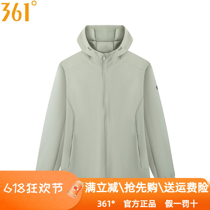 361度男装运动风衣2025秋季新款