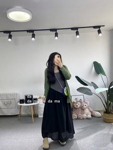 轻薄显瘦国风绑带设计半身裙大牛家大码女装胖MM200斤