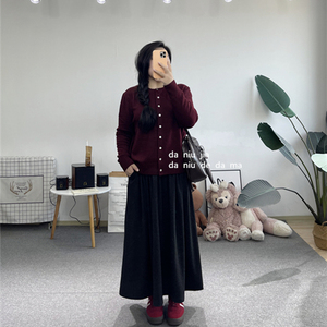 很喜欢的松弛感有口袋的卫衣裙半身裙大牛家大码女装胖MM显瘦百搭