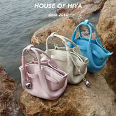小懒包头层牛皮小众高级感手提单肩斜挎饺子包 HIYA新款 HOUSE