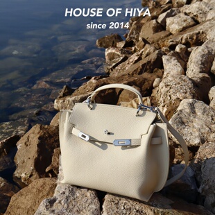 高级感百搭单肩斜挎包 HIYA凯莉包女2026新款 HOUSE