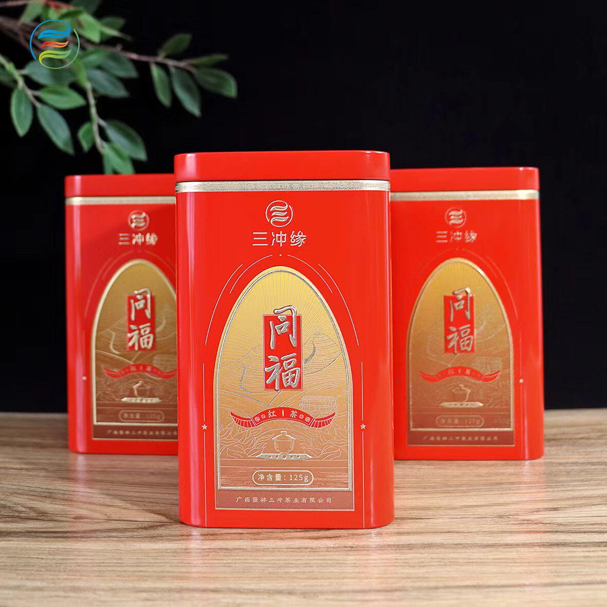 三冲缘同福红茶罐装广西隆林高山红茶办公室茶饮125g/罐