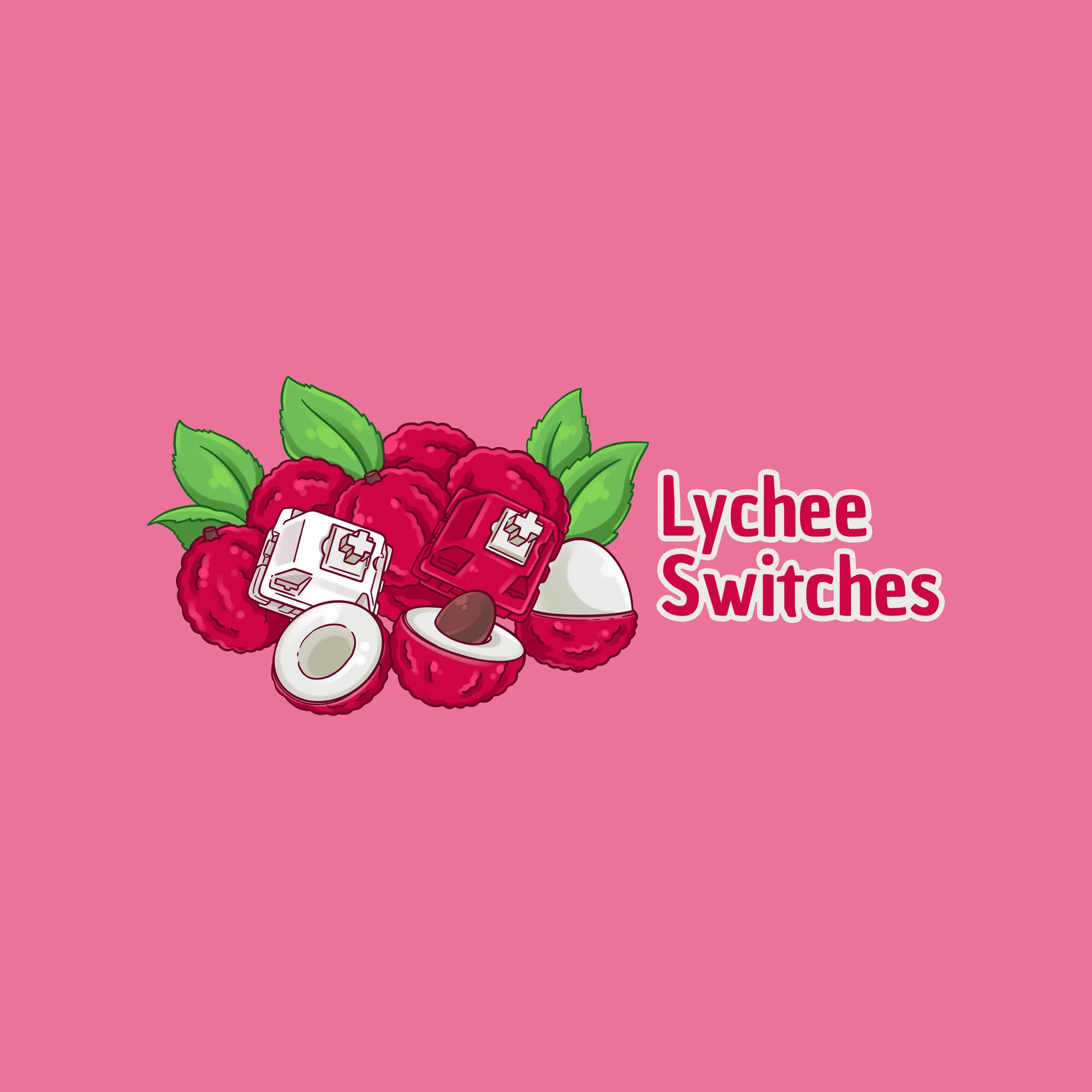 DANGKEEBS - LYCHEE UHMWPE LYCHEE SWITCH 68G CUSTOMIZED MECHANICAL KEYBOARD SWITCH