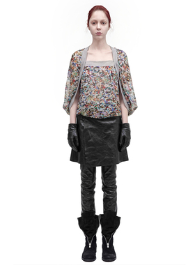 改良唐服 WEIQIN ZEN 悬停蝶 丝绸法羽织 蝶翼上衣 微透视