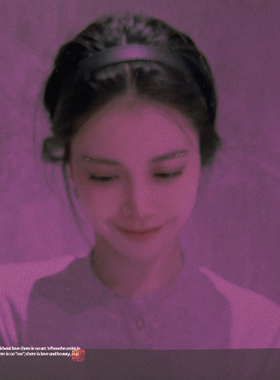 WEIQIN Napa 纳帕发带 头层牛皮 松紧刺绣 秀款 简约