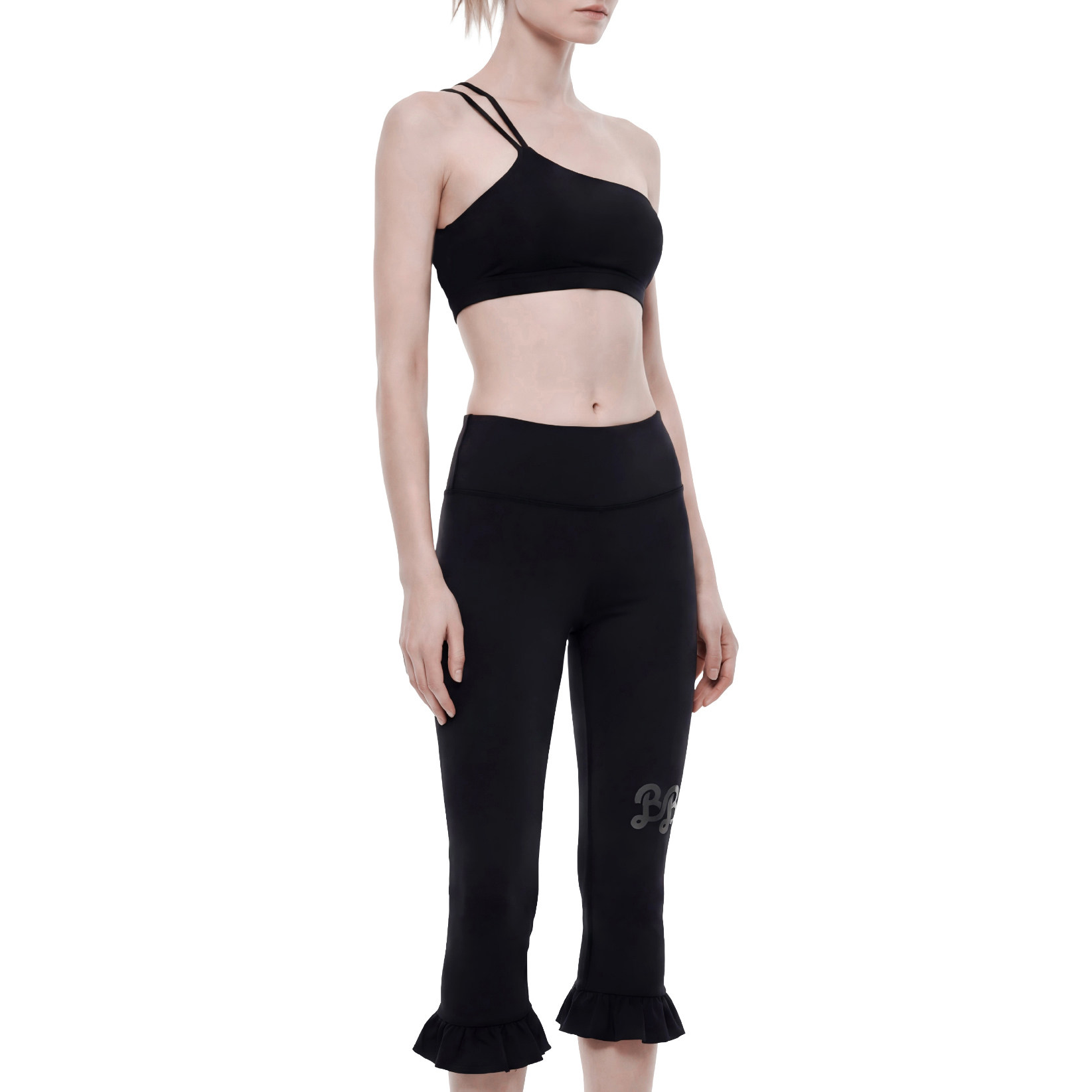 WEIQIN HERMITBLK YOGA PANTS 花瓣 精灵轮廓瑜伽七分裤