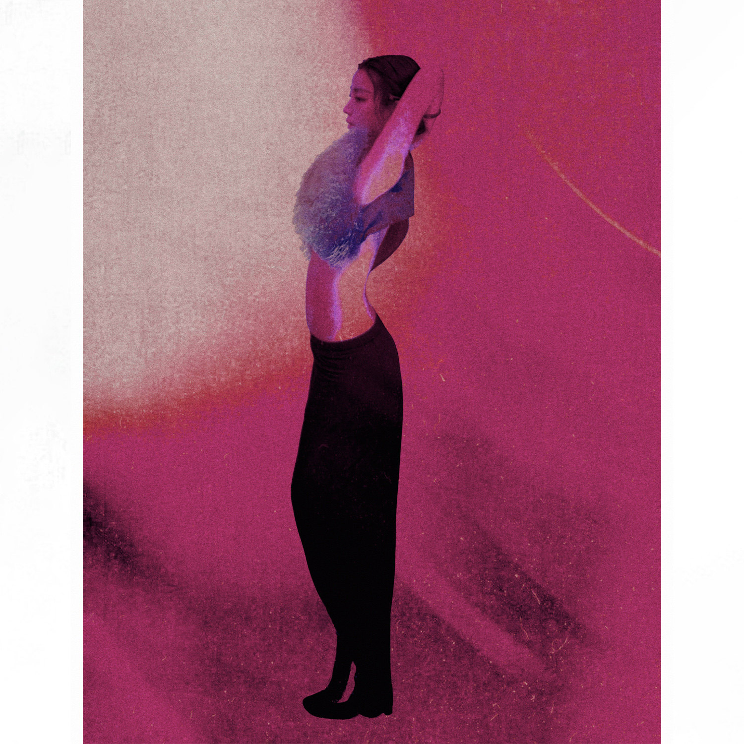 郁金香花苞左搭右开衫裙