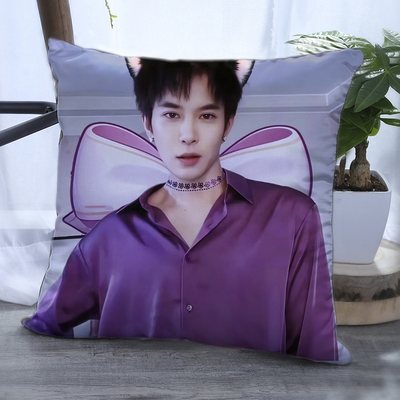 王青冯建宇周边抱枕逆袭之爱上情敌双面印花靠枕定制午睡腰靠枕头