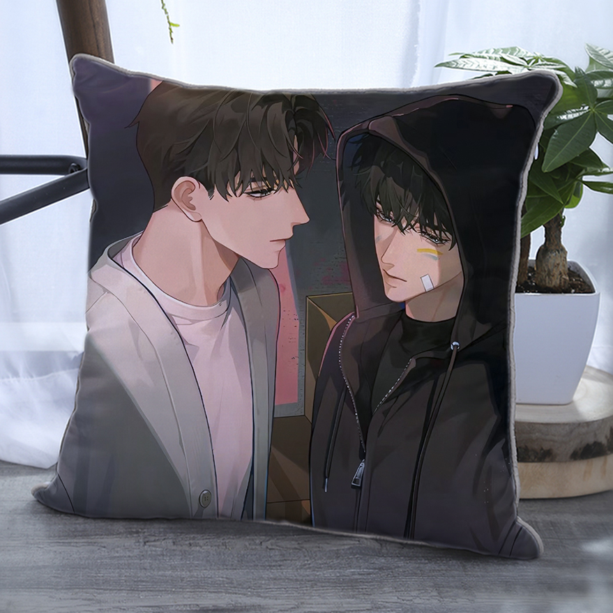 欲言难止周边抱枕二次元动漫枕套沙发宿舍午睡趴枕套学生日礼物