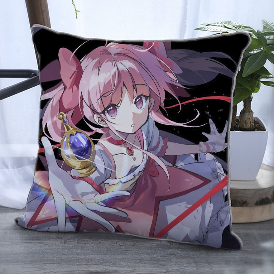 希尔抱枕头diy定制可爱魔法少女小圆鹿目圆晓美焰二次元床上宿舍