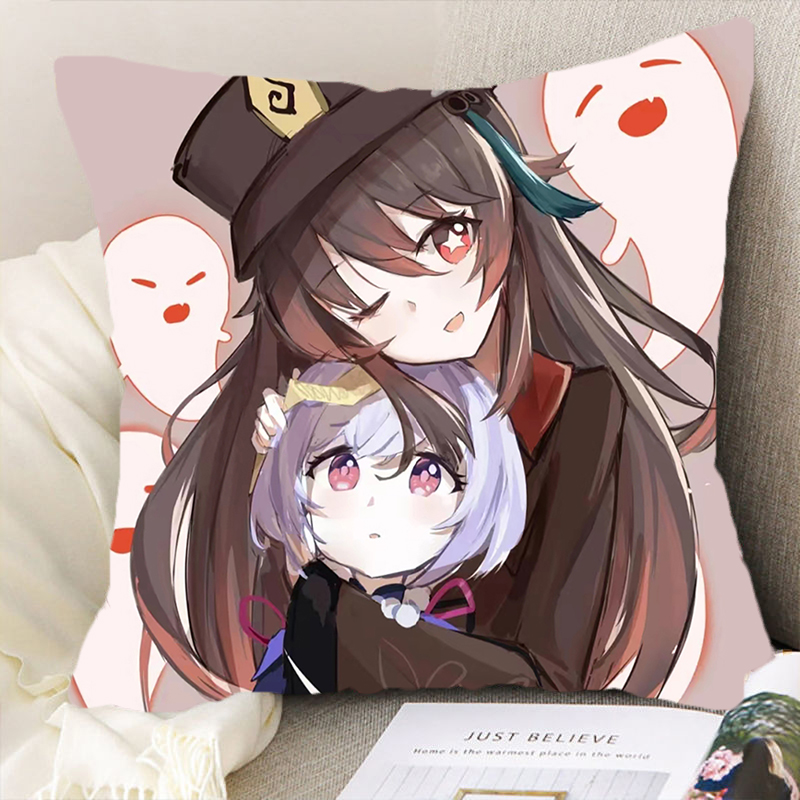 胡桃抱枕二次元靠垫动漫萌妹礼物