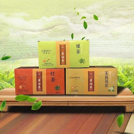 北京吴裕泰茶叶袋泡茶包冷泡办公室酒店用茶茉莉花茶绿茶红茶25袋
