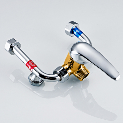 全铜电热水器冷热混水阀花洒套装