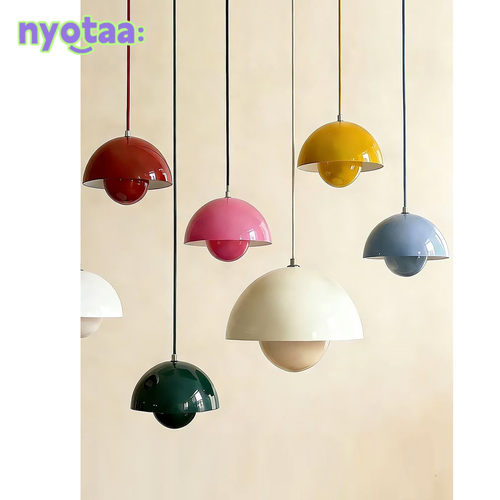 @彩色控种草，复刻花苞吊灯