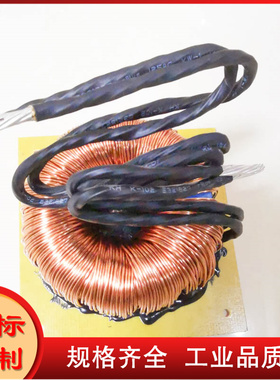 100A120UH大功率机械设备电抗器滤波储能电感 可定制带底座PL1461
