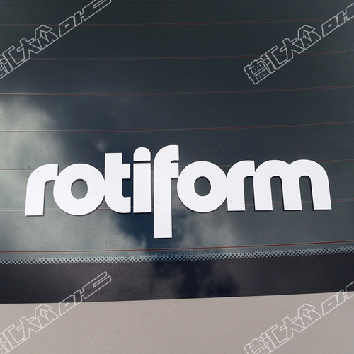大众马自达 Hellaflush前档 侧挡小贴 rotiform轮毂汽车反光贴纸