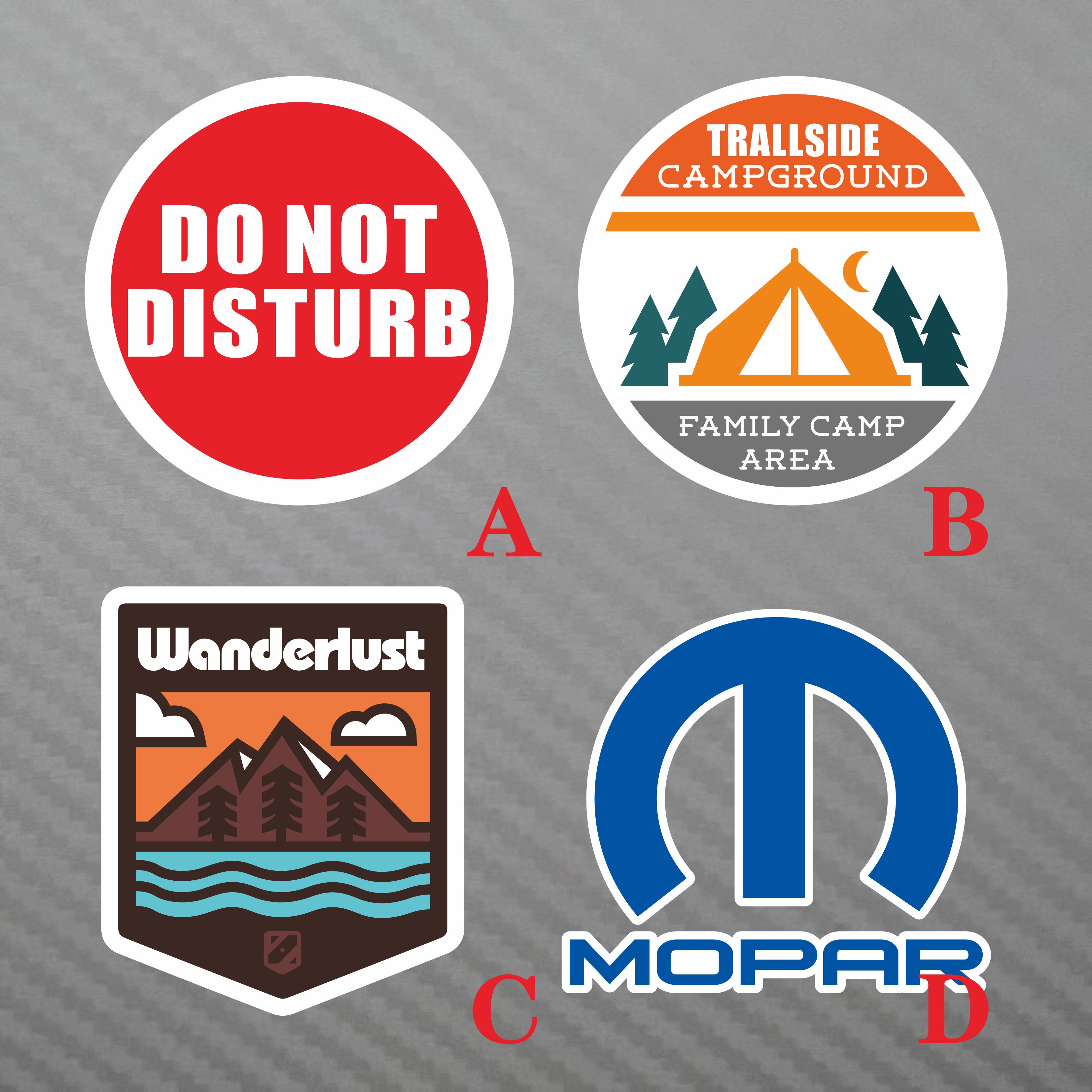 定制个性反光贴纸防水防晒