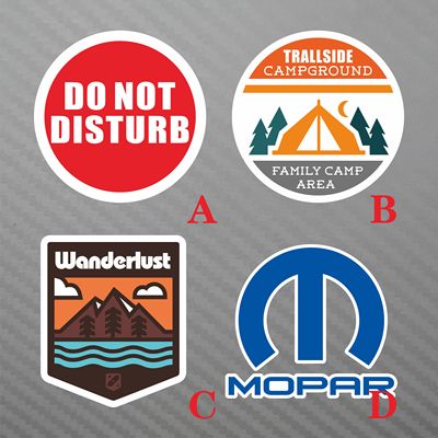 定制个性反光贴纸防水防晒