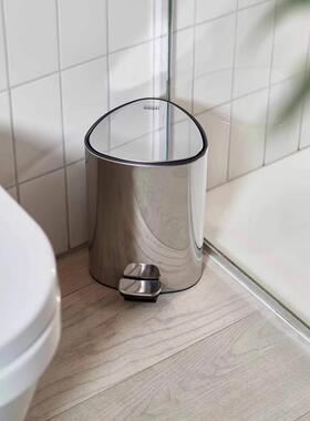 JosephJoseph垃圾桶带盖卫生间不锈钢厕纸桶缓降脚踏式大容量家用