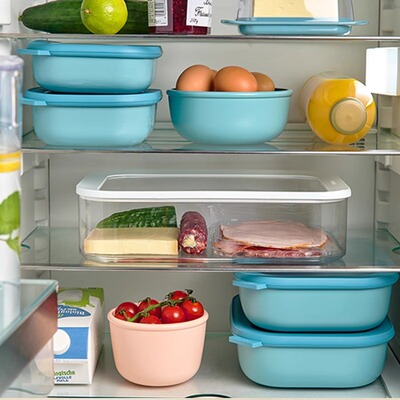 mepal饭盒保鲜盒冰箱食物收纳盒冷冻盒上班族带饭密封便当盒餐盒