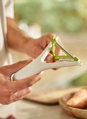 JosephJoseph削皮刀家用厨房多功能土豆刮皮器擦丝刨丝水果刮皮刀