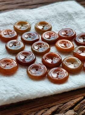 天然翡翠a货特色红翡手工配饰配件圆珠手链项链DIY散珠平安扣