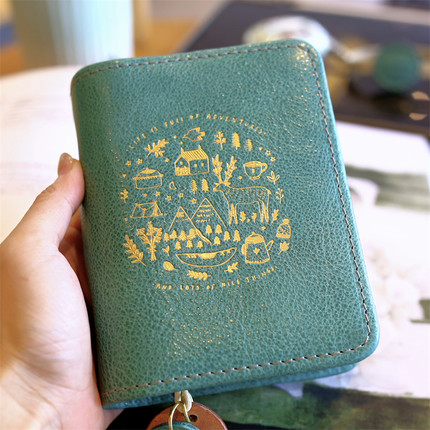 活页头层植鞣牛皮A7随身笔记本A6奇葩a6多功能办公记事本旅行摘抄