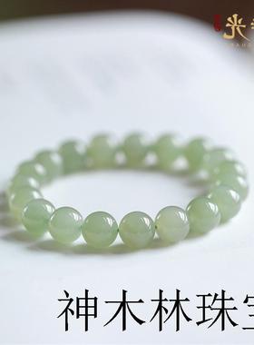 和田玉手串女男晴水金水晶玛瑙翡翠玉石手链散珠子吊坠项链玉手镯