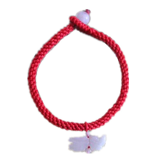 生肖红绳翡翠属兔龙蛇情侣手链