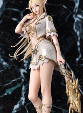 国产美少女 Lineage 天堂II 白精灵 女法师 1/7 盒装手办摆件礼物