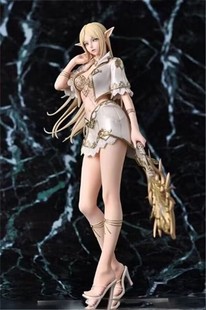 手办摆件 美少女 Lineage 天堂II 国产 女法师 白精灵 盒装