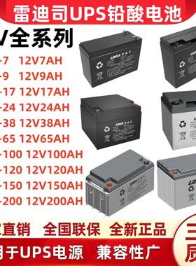 雷迪司UPS铅酸蓄电池12V7-200AH
