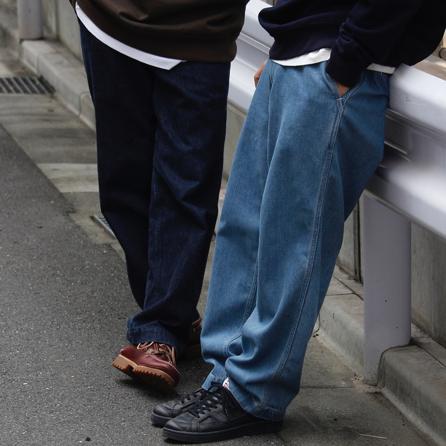 平替紫标神裤牛仔微锥工装裤
