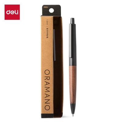 胡歌代言同款得力A9PRO-10臻顺滑金属按动签字中性笔办公用1.0mm