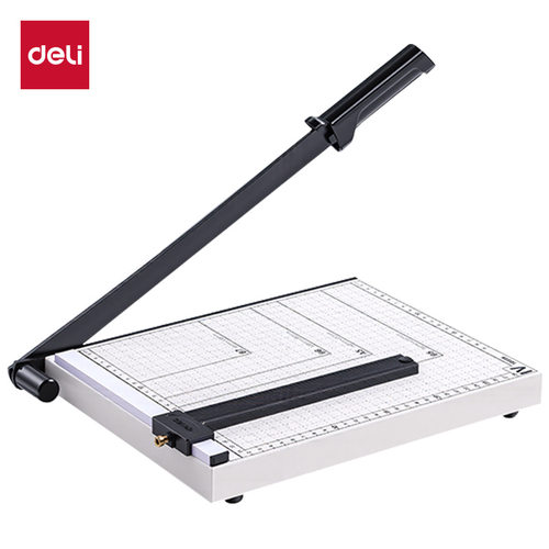 得力办公室用切纸刀手动裁纸刀多功能切纸机裁纸机小型相片裁切刀