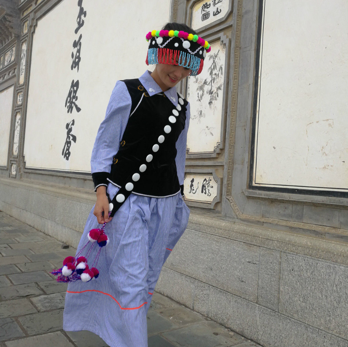 022缅甸傈僳族服装怒族苗族彝族少数民族女套装丝绒演出表演服