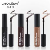 进口黑色染眉膏全黑自然防水持妆不脱色不晕染眉毛膏野生眉笔