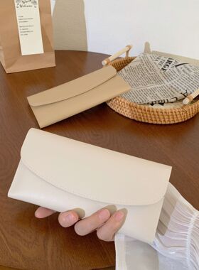 钱包女长款2025新款手拿包大容量多卡位时尚百搭简约学生薄款皮夹