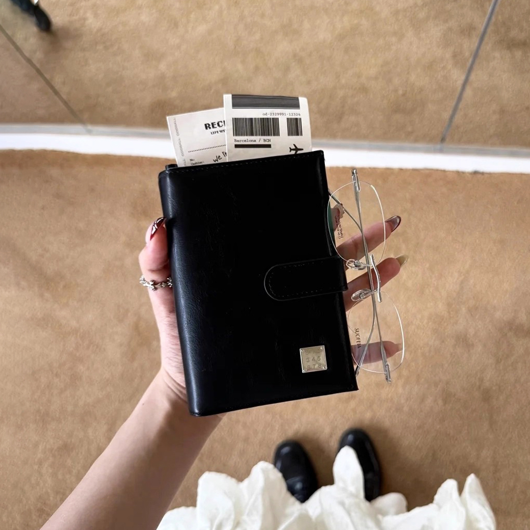 韩系简约护照夹外出旅行护照包