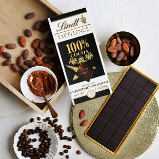 健康饱腹 瑞士莲特醇排块100% 健身伴侣 缓解压力 黑巧 海盐 50%