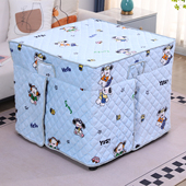 烤火罩子冬季 电暖炉桌正方形取暖烤火被套子 家用加厚加绒2026新款