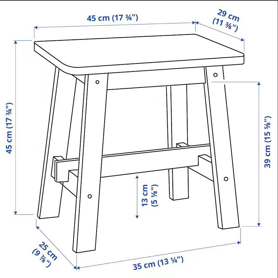 诺鲁克小木凳实木方凳家用客厅儿童矮凳板凳换鞋凳木圆角凳子
