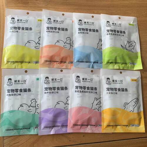诚实一口猫条好多条零食成幼猫咪
