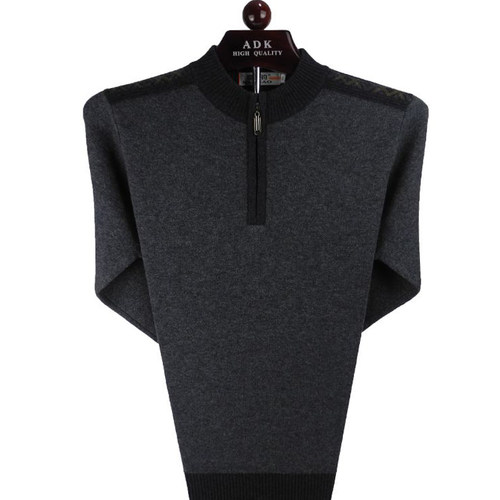 断码特价金兔羊毛衫半拉链针织衫