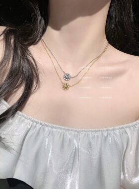 八芒星罗盘项链高级感锁骨链小众轻奢设计项链配饰女